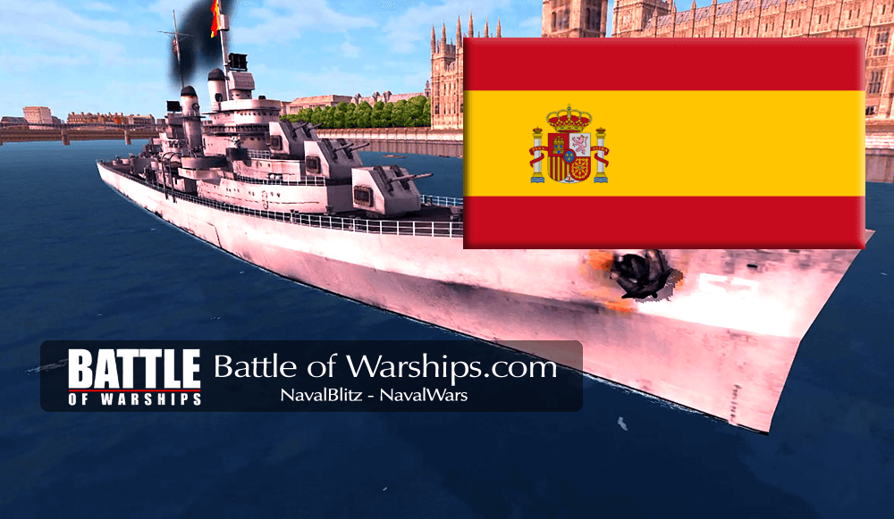 SAN DIEGO SPAIN flag - Battle of Warships