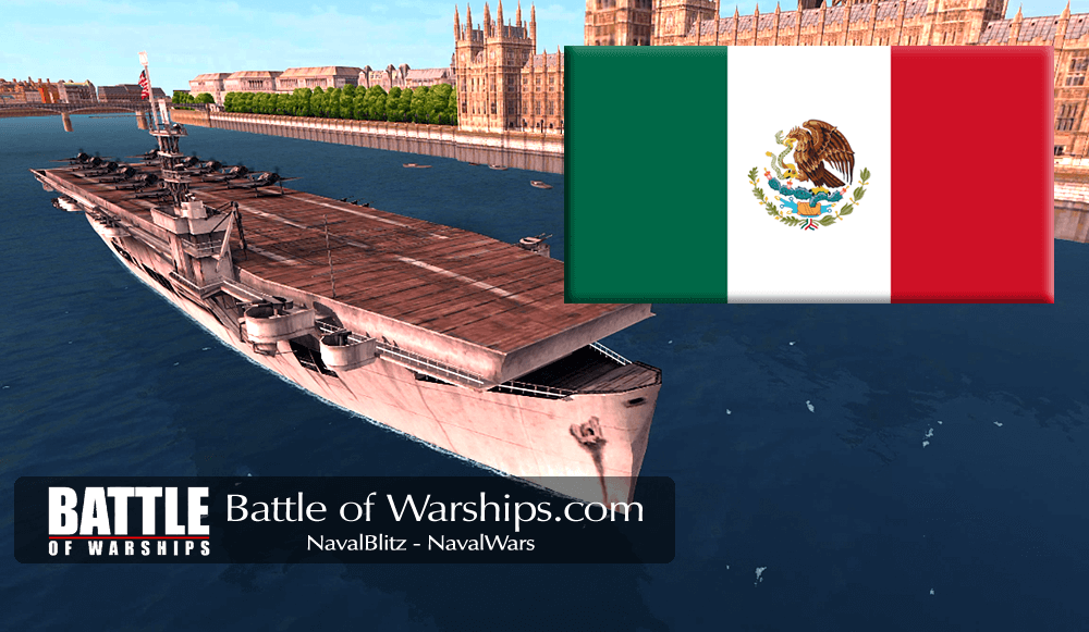SANGAMON and MEXICO flag - Battle of Warships