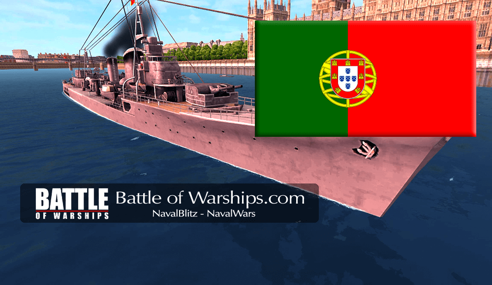 SHIMAKAZE PORTUGAL flag - Battle of Warships