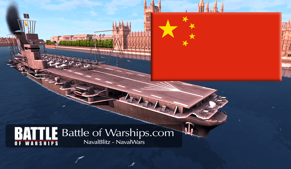 SHINANO and CHINA flag - Battle of Warships