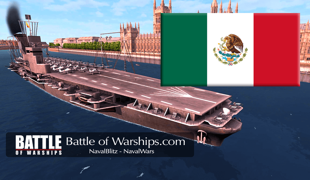 SHINANO and MEXICO flag - Battle of Warships
