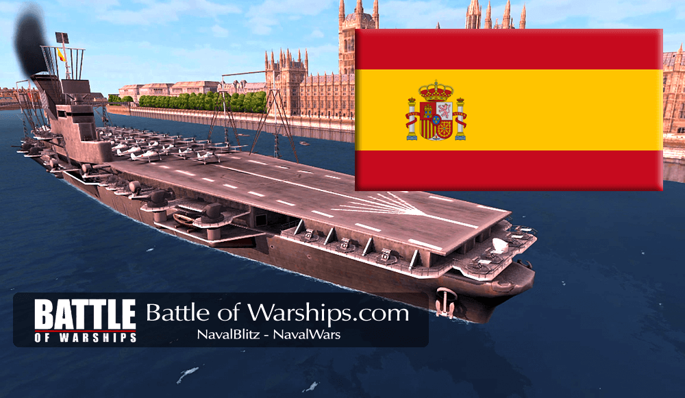 SHINANO SPAIN flag - Battle of Warships