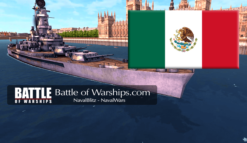 SOUTH DAKOTA and MEXICO flag - Battle of Warships