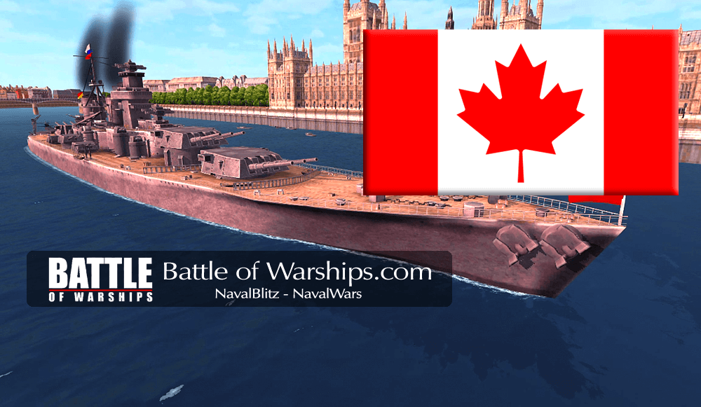 SOVETSKY SOYUZ and CANADA flag - Battle of Warships