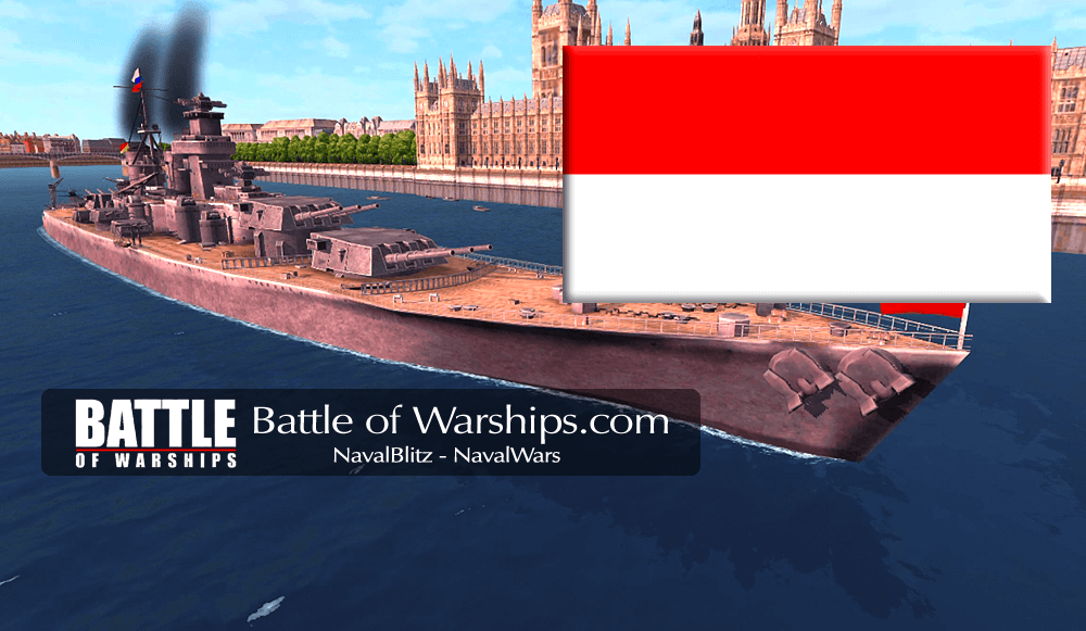 SOVETSKY SOYUZ and INDNESIA flag - Battle of Warships