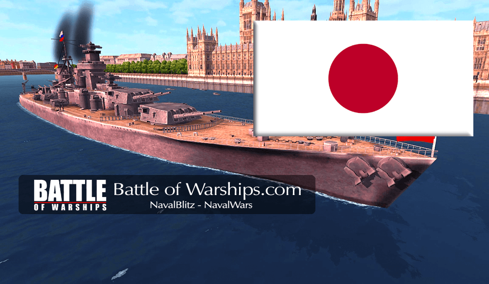 SOVETSKY SOYUZ and JAPAN flag - Battle of Warships