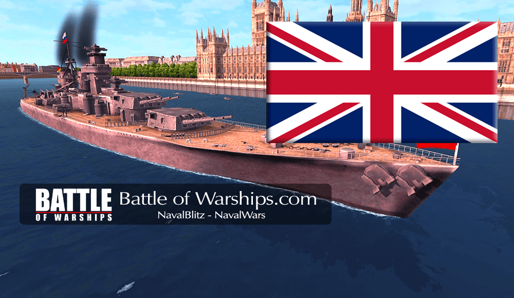 SOVETSKY SOYUZ and UK flag - Battle of Warships