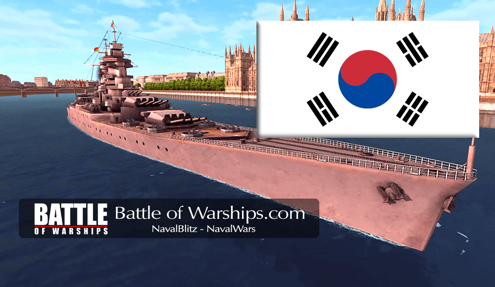 Super-ALSACE and KORIA flag - Battle of Warships