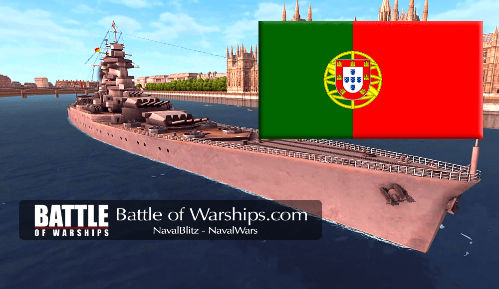 Super-ALSACE PORTUGAL flag - Battle of Warships