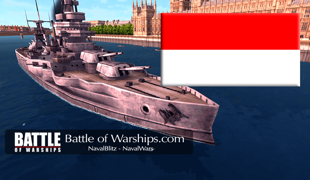 TEXAS and INDNESIA flag - Battle of Warships
