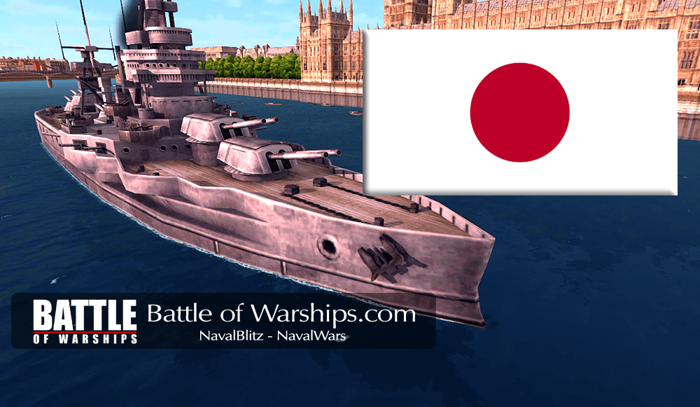 TEXAS and JAPAN flag - Battle of Warships