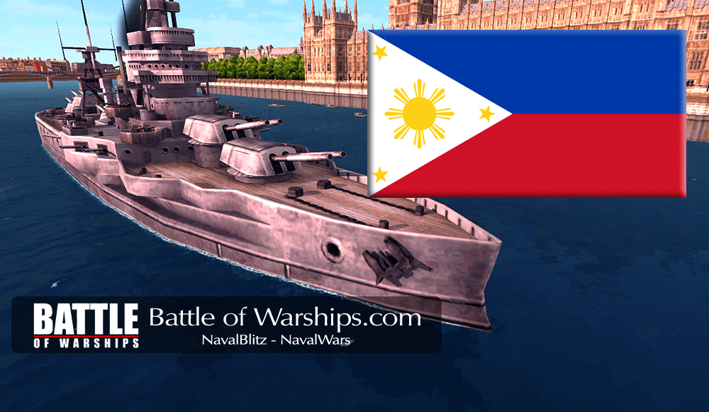TEXAS and PILIPPINES flag - Battle of Warships
