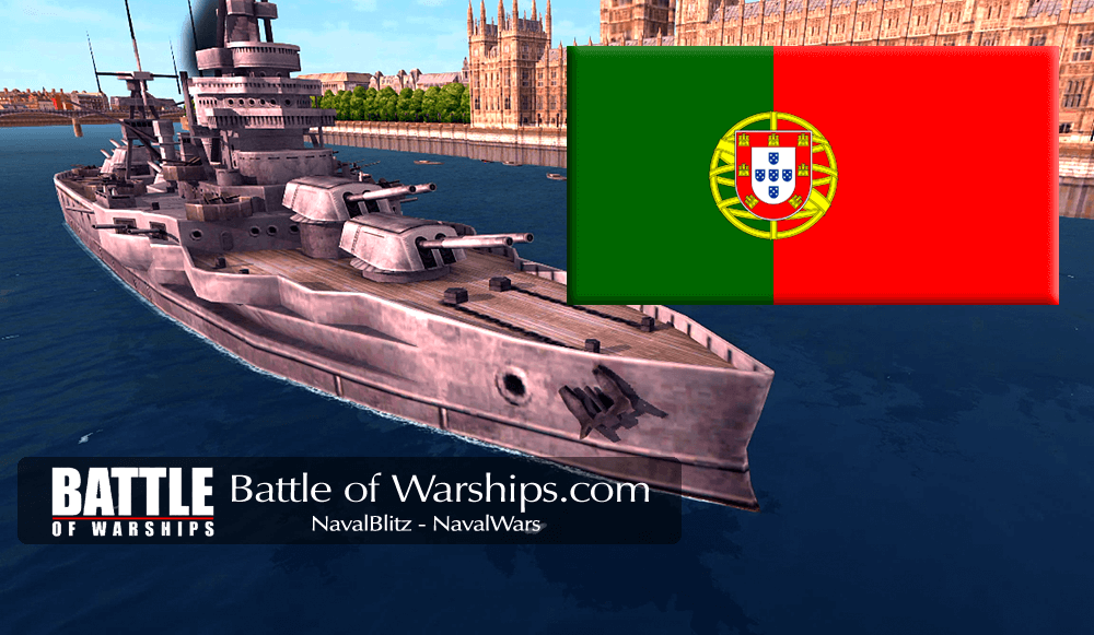 TEXAS and PORTUGAL flag - Battle of Warships