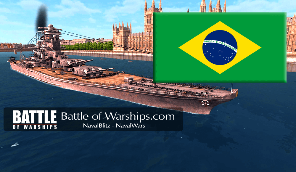 YAMATO and Brazil flag - Battle of Warships