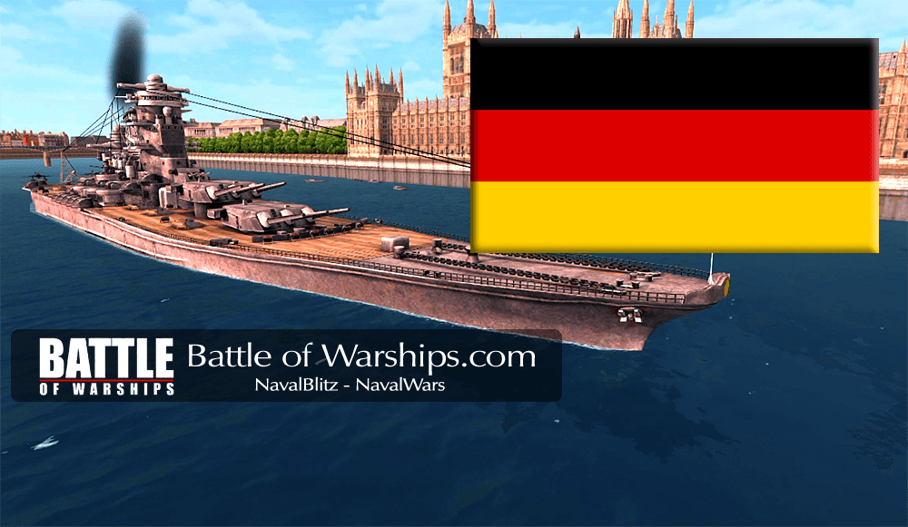 YAMATO and GERMANY flag - Battle of Warships