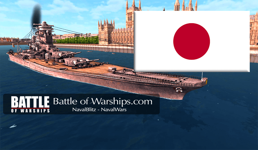 YAMATO and JAPAN flag - Battle of Warships