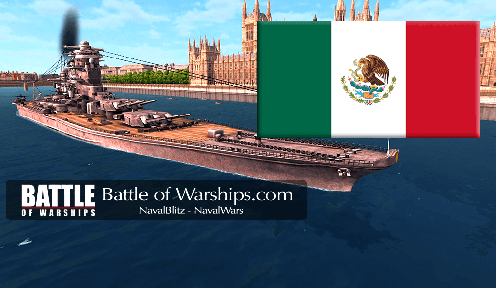 YAMATO and MEXICO flag - Battle of Warships