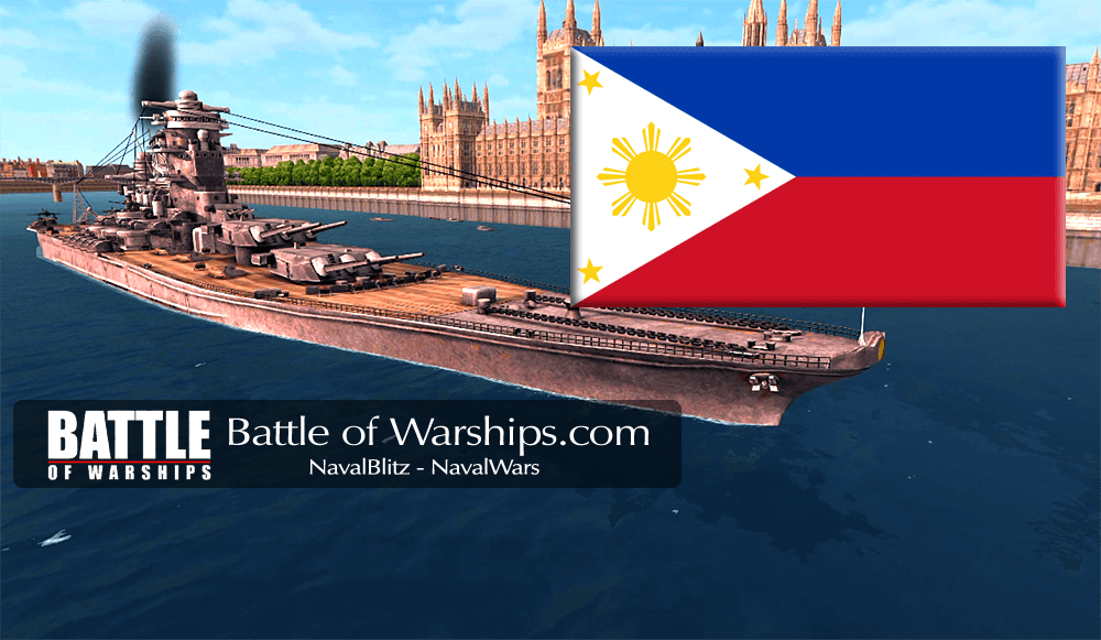 YAMATO and PILIPPINES flag - Battle of Warships
