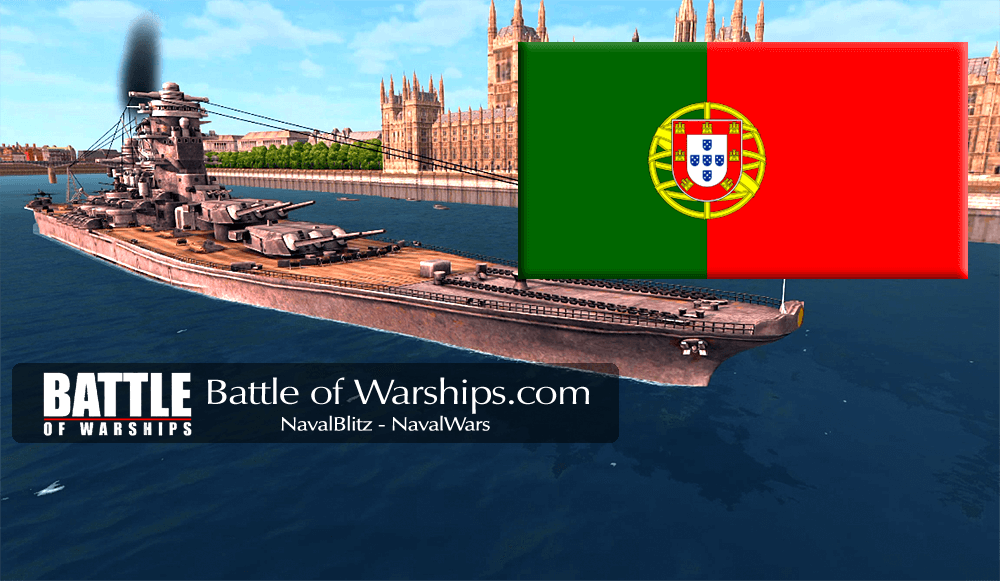 YAMATO and PORTUGAL flag - Battle of Warships