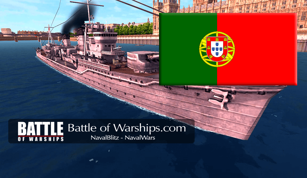 YUKIKAZE PORTUGAL flag - Battle of Warships